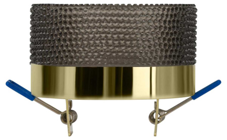 Светильник встраиваемый ЭРА DK97 GD/BK под лампу GX53 черный/золото Б0057460