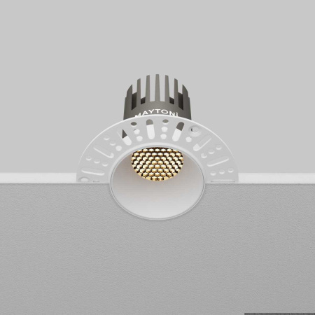 Встраиваемый светильник Maytoni Technical Downlight Dip DL119-10W-3K-TRS-W