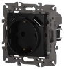 Розетка ЭРА Elegance 14-4108-05 2P+E 16A-250В со шторками с USB type-A+C 5В-3А антрацит Б0067724