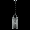 Подвесная люстра Crystal Lux Tadeo SP4 D200 Chrome/Transparente
