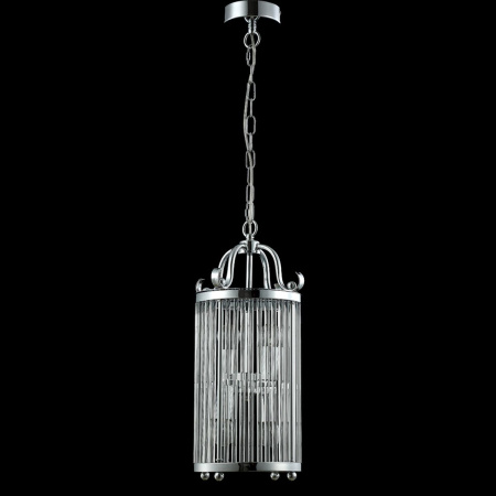 Подвесная люстра Crystal Lux Tadeo SP4 D200 Chrome/Transparente