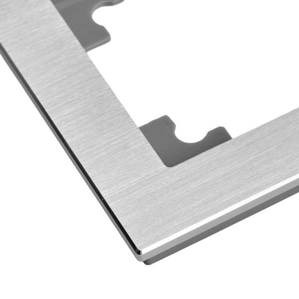 Рамка 3-местная, металл, STEKKER, MFR00-7003-03, серия Катрин, серебро 50019