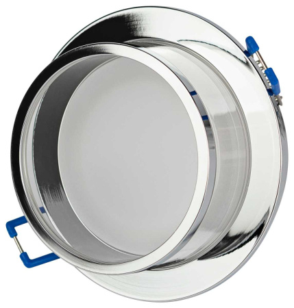 Светильник встраиваемый декоративный ЭРА DK99 CH под лампу MR16 GU5.3 хром Б0058394