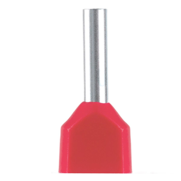 Наконечник штыревой втулочный изолированный НШВИ(2) 1,0-8 LD406-1008 50385