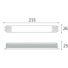 Блок питания для светодиодной ленты Italline M04-516 ITB-24V-100W