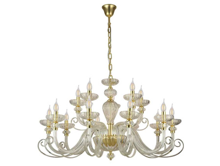 Подвесная люстра Newport 8620+5/C mat.soft gold clear М0071529