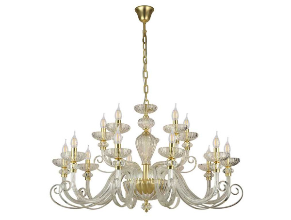 Подвесная люстра Newport 8620+5/C mat.soft gold clear М0071529
