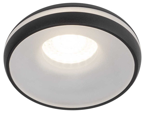 Светильник встраиваемый декоративный ЭРА DK100 BK под лампу MR16 GU5.3 черный Б0055589