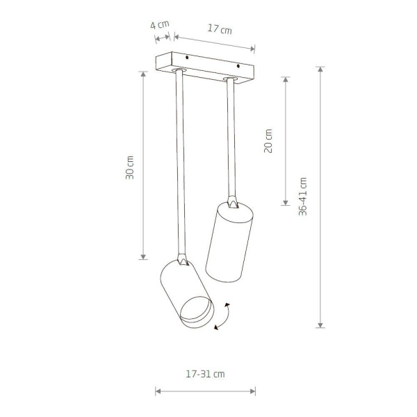Спот Nowodvorski Mono Long 7733
