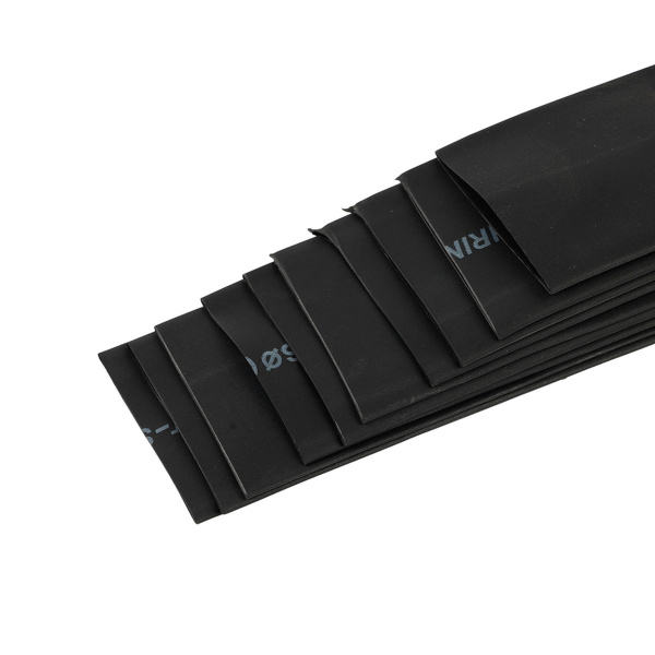 Термоусадочная трубка Stekker HST-3015-100BK, длина 100 см., коэф. усадки 2:1, черный 39737