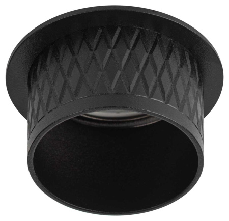 Светильник встраиваемый декоративный ЭРА DK112 BK под лампу MR16 GU5.3 черный Б0058436