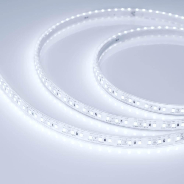 Светодиодная влагозащищенная лента Arlight 16,8W/m 120LED/m 2835SMD холодный белый 5M 029595