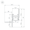 Профиль встраиваемый Arlight Сeil-S14-Shadow-T-3000 Black 045555