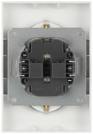Розетка ЭРА Arktik 16-2104-01 двойная с заземлением 2X2P+E Schuko 16А-250В белый Б0070444
