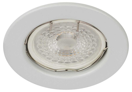 Светильник встраиваемый штампованный ЭРА ST1 SWH под лампу MR16 GU5.3 белый матовый Б0059740