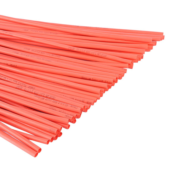 Термоусадочная трубка Stekker 6,0/3,0 мм, длина 100 см., усадка 2:1, красный HST-630-100RD 50262