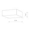 Потолочный cветильник Nowodvorski Lid Square Led White 10428