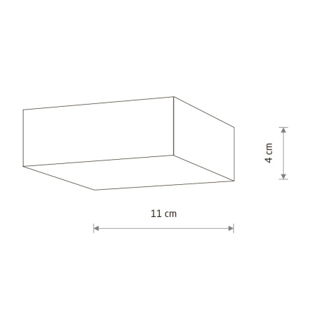 Потолочный cветильник Nowodvorski Lid Square Led White 10428
