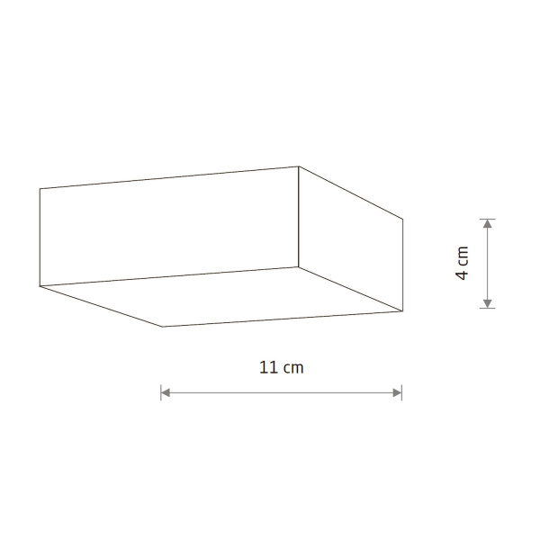 Потолочный cветильник Nowodvorski Lid Square Led White 10428