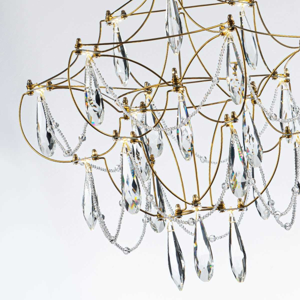 Подвесная светодиодная люстра Modelux Premium ML.5601.400P BS