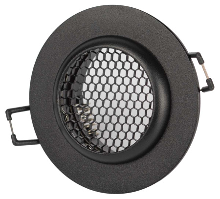 Светильник встраиваемый алюминиевый ЭРА KL109 BK под лампу MR16 GU5.3 черный матовый Б0061826