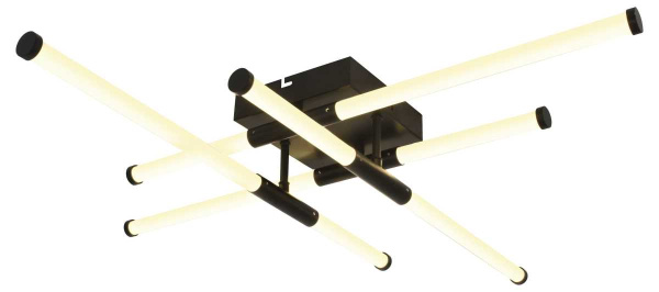 Светильник потолочный светодиодный ЭРА Модерн Fliss CLL-1 72W 3K-6K RC BK с ду черный Б0069744