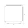 Настольная лампа Eurosvet Frame 80502/1 хром