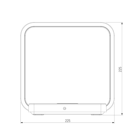 Настольная лампа Eurosvet Frame 80502/1 хром