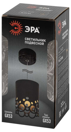 Подвесной светильник ЭРА PL23 BK Б0059808