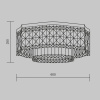 Потолочная люстра Maytoni Dune DIA005CL-10G