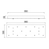 Потолочное основание Mantra Modular Light Florones 9391