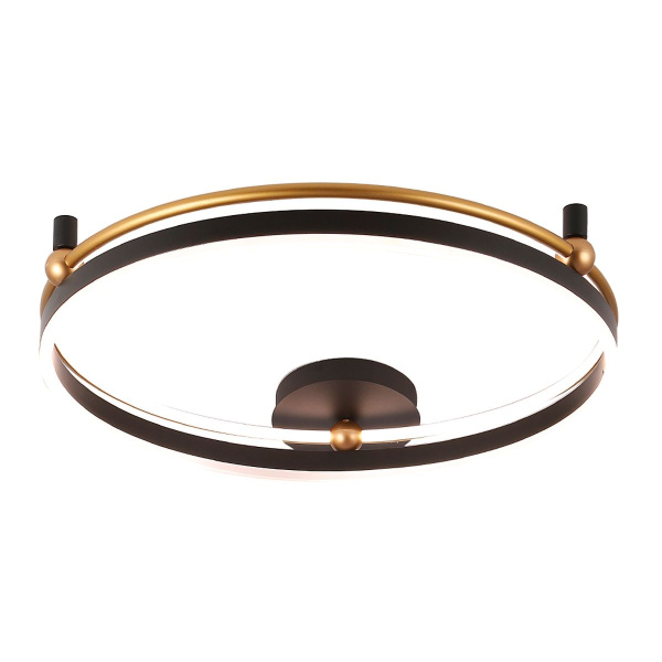 Потолочный светодиодный светильник Crystal Lux Fernando PL72W Led Black/Gold Потолочный светодиодный светильник Crystal Lux Fernando PL72W Led Black/Gold