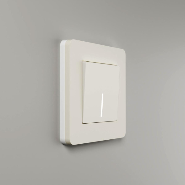 Рамка Werkel Split на 1 пост айвори/белый W0013066 4690389206016