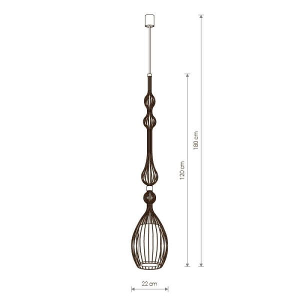 Подвесной светильник Nowodvorski Abi 8865