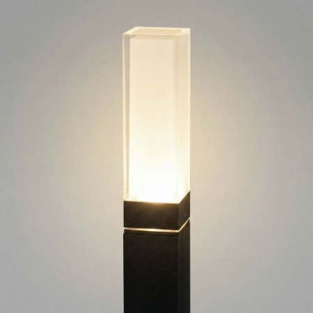 Ландшафтный светодиодный светильник Elektrostandarda 1537 TECHNO LED 3000K чёрный a072069