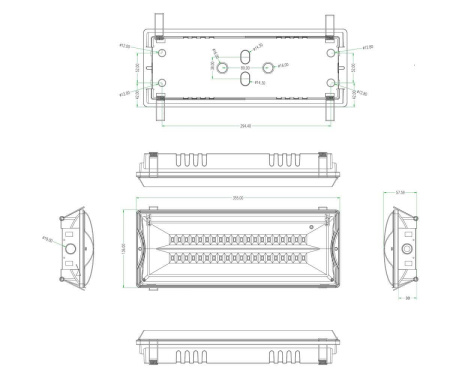 Аварийный светодиодный светильник ЭРА DPA-301-1-65 Б0051843