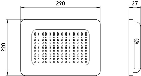 Прожектор светодиодный уличный ЭРА LPR-023-0-40K-150 Б0067708
