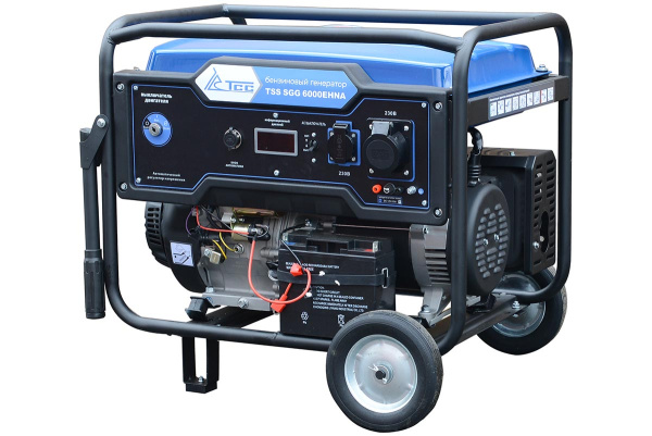 Бензогенератор 6 кВт TSS SGG 6000EHNA Duplex с АВР
