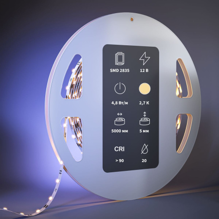 Светодиодная лента Maytoni 4,8W/m 60LED/m 2835SMD теплый белый 5M 201102