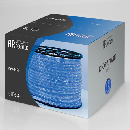 Дюралайт с постоянным свечением Ardecoled 1.6W/m 36LED/m синий 100M ARD-REG-STD Blue 024615