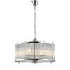 Подвесная люстра Crystal Lux Tadeo SP6 D600 Chrome/Transparente