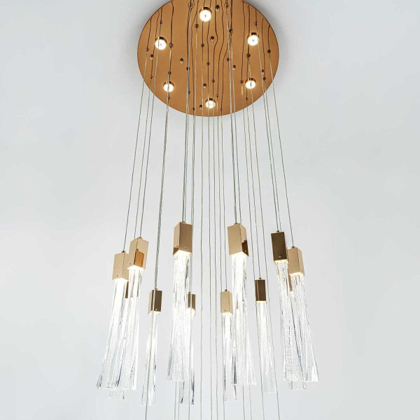 Подвесная светодиодная люстра Modelux ML.89138.25 GD