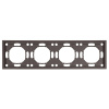 Рамка Stekker, PFR00-5004-09 4-местная Эмили, антрацит, soft touch 49939