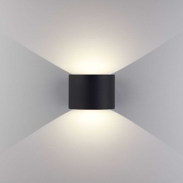 Уличный настенный светодиодный светильник Elektrostandard 1518 Techno LED Blade черный a038828