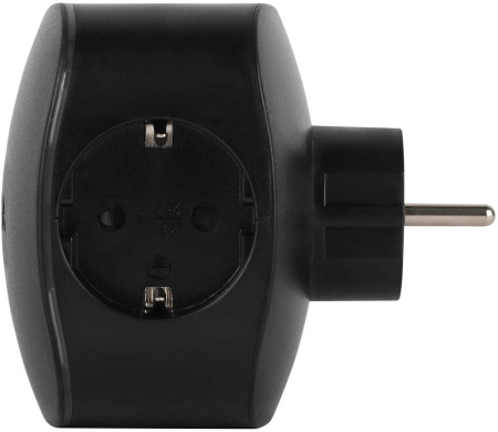 Разветвитель электрический ЭРА SP-3e-3USBAC-B на 3 розетки + 3 USB A+C с заземлением со шторками 16А черный Б0069082