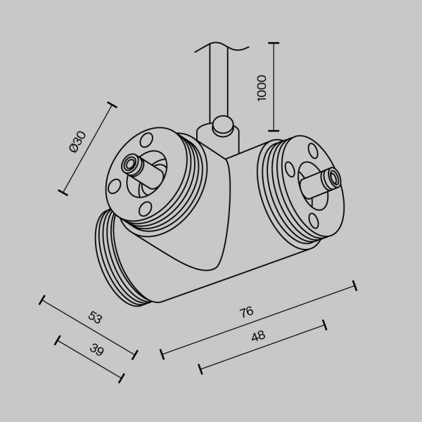 Аксессуар Maytoni Technical CA015TC-P-B