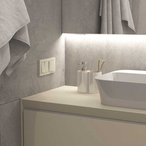 Рамка на 2 поста Werkel Stark слоновая кость W0021803 4690389161780