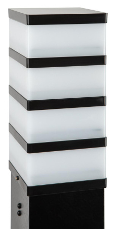 Садово-парковый светильник ЭРА ИНОКС-8410 напольный черный Б0057530