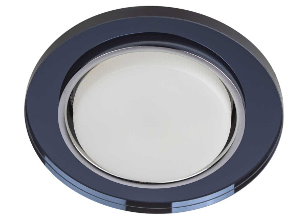 Светильник встраиваемый cо светодиодной подсветкой ЭРА DK LD51 BK под лампу GX53 черный Б0057468