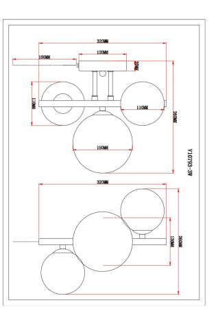 Бра Moderli Renny V10793-3W